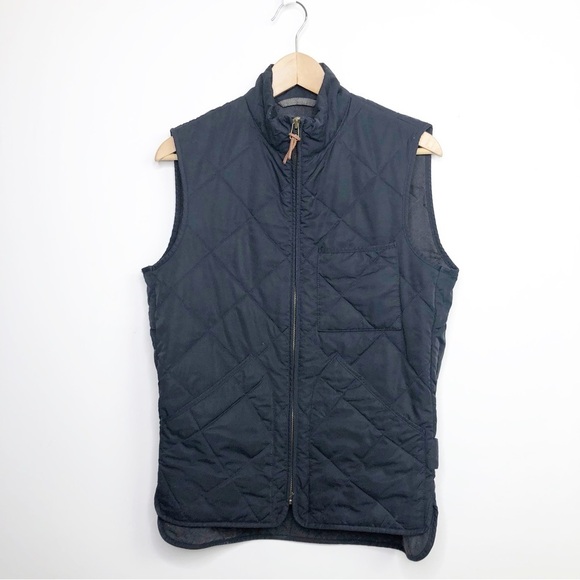 J Crew black quilted zip front vest - Picture 11 of 11